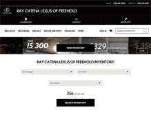 Tablet Screenshot of lexusoffreehold.com